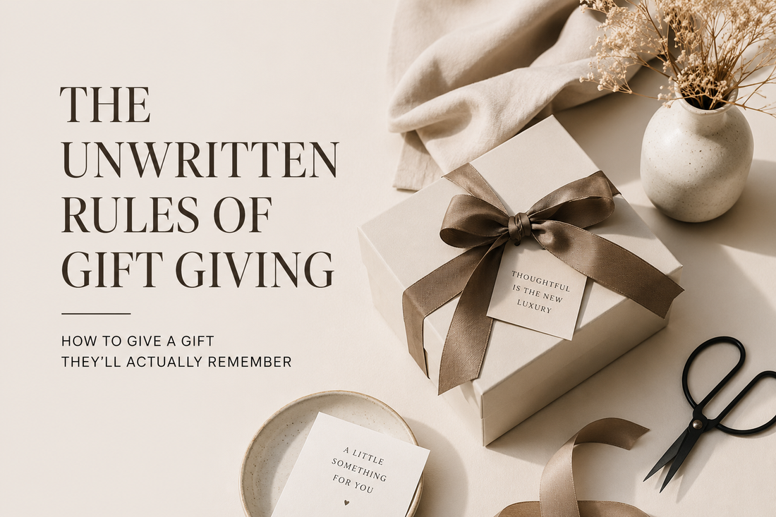 The Unwritten Rules of Gift Giving